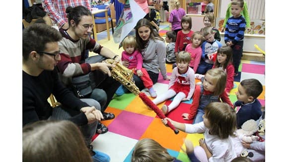 Interact-Mitglieder besuchten den Kindergarten des SOS-Kinderdorfs in Sarajevo - slika 1