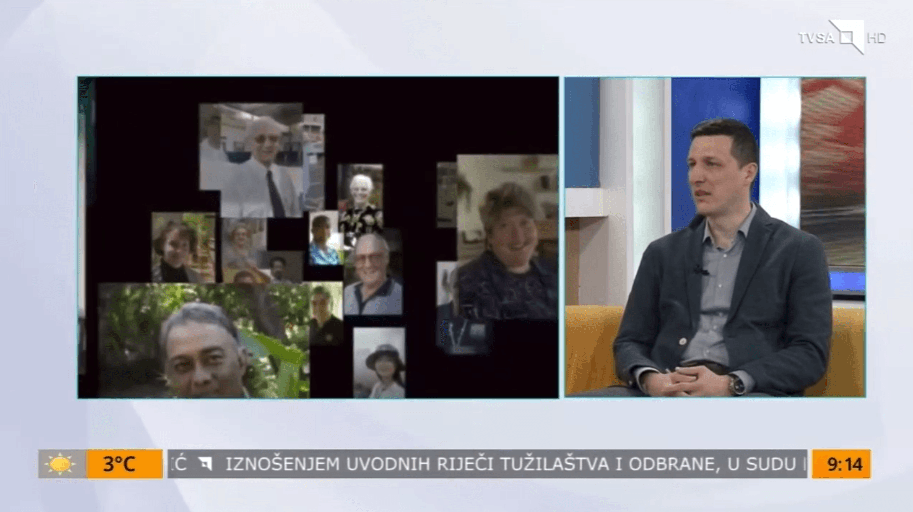 Senad Sejdić on TVSA about projects - slika 1